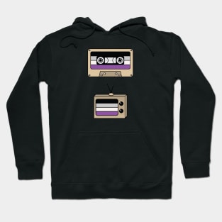 Discreet Pride Asexual Flag Hoodie